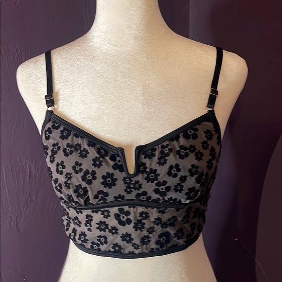 PINK Victoria's Secret Other - PINK Floral Black Bralette